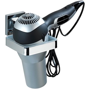 

WENKO BEZ VRTÁNÍ VacuumLoc QUADRO - Držák na fén, nerezový