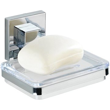 

WENKO BEZ VRTÁNÍ VacuumLoc QUADRO - Mýdlenka, průhledná