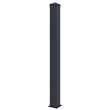 

G21 Sloupek pro plotové pole 10 × 169 cm s patkou, antracitový