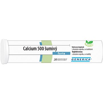 

Generica Calcium 500 šumivý forte 20 tablet