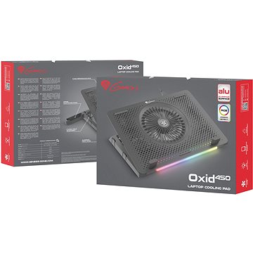 

Genesis OXID 450, RGB, do 15.6", hliníkové tělo