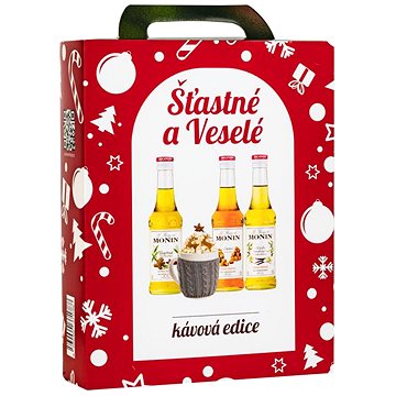 

Monin Vánoční dárkové balení sirupů 3 × 250 ml