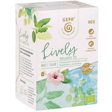 

Gepa BIO Fairtrade Lively čaj 20 x 1,7 g