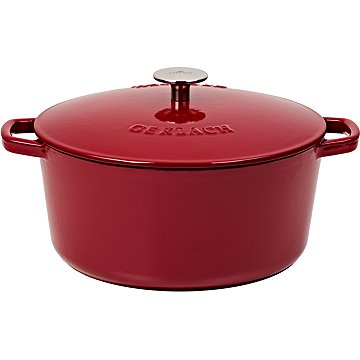 

Gerlach Litinový hrnec s pokl. NATUR 26 cm 5 l burgundy
