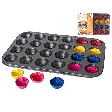 

GERIMPORT Forma na muffiny 12 ks + papír. košíčky 96 ks