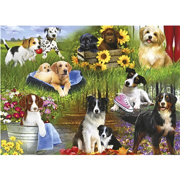 

GIBSONS puzzle Skládáme spolu Psi 24 dílků