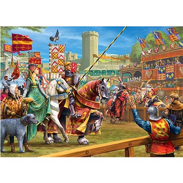 

GIBSONS puzzle Rytířský turnaj ve Warwicku 1000 dílků