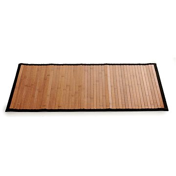 

Giftdecor Bambusový koberec s lemem, 80 × 50 cm, černá