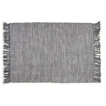 

Giftdecor Bavlněný koberec s třásněmi, šedá, 80 × 120 cm