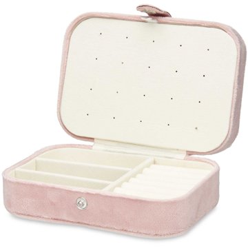 

Giftdecor Šperkovnice Velvet 11,5 × 16,2 × 6 cm, růžová