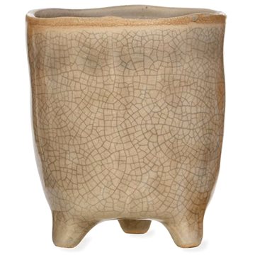 

Decor by Glassor Kameninový květináč na nožičkách, malý