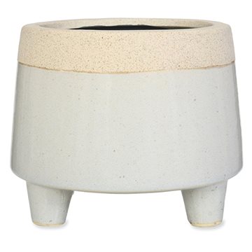 

Decor by Glassor Keramický květináč na nožičkách, větší