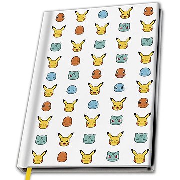 Pokémon - Icons of starters - Zápisník A5