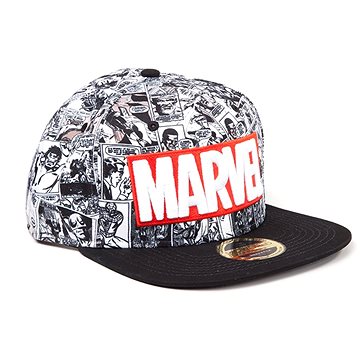 

Marvel Classic Red and White Logo - kšiltovka