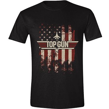 

Top Gun: Distressed Flag - tričko XL