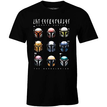 Star Wars Mandalorian - Bounty Hunters - tričko L - Tričko