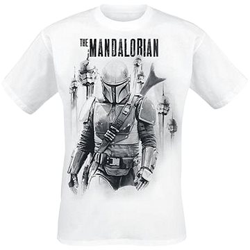Star Wars - Mandalorian VS Stormtroopers - tričko XXL - Tričko
