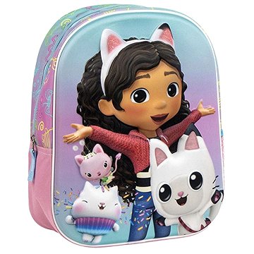 Gabby's Dollhouse: Gaby and cats - Dětský batoh 3D