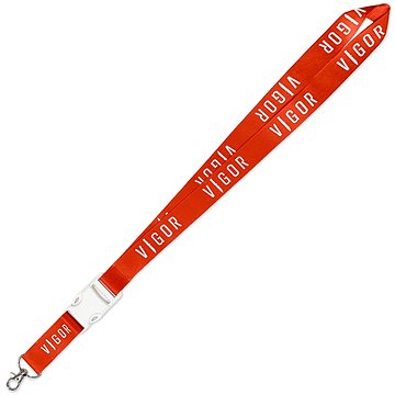 

Vigor - Lanyard Red - klíčenka