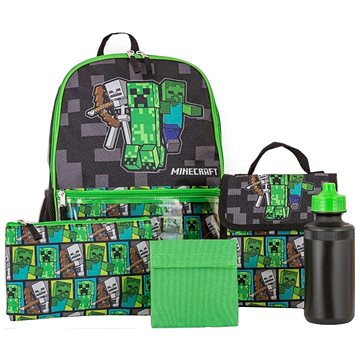 

Minecraft - Mobs - Batoh, svačinový box, láhev na pití, penál, kapsička