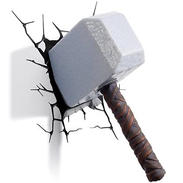 

Thor - Hammer Mjölnir - lampa dekorativní na zeď