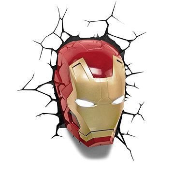 

Iron Man - Head - lampa dekorativní na zeď