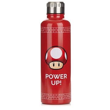 Nintendo - Super Mario Power Up - nerezová láhev na pití