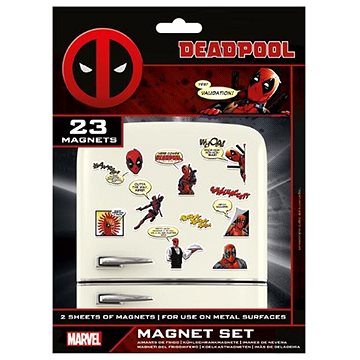 

Marvel - Deadpool Comics - magnety 23ks