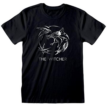 The Witcher: Silver Ink Logo - tričko L