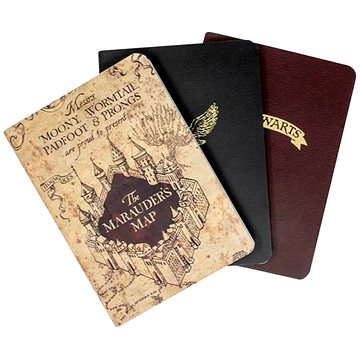 

Harry Potter - Icons and Maps - set 3 zápisníků