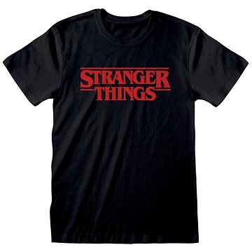 

Stranger Things - Logo Black - tričko XL