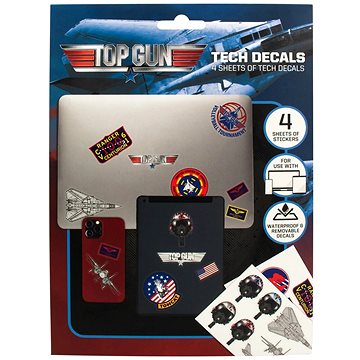 Top Gun - samolepky na elektroniku (32ks)