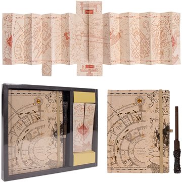 

Harry Potter - Marauders map - zápisník, propiska, mapa