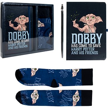 

Harry Potter - Dobby - zápisník, propiska, ponožky