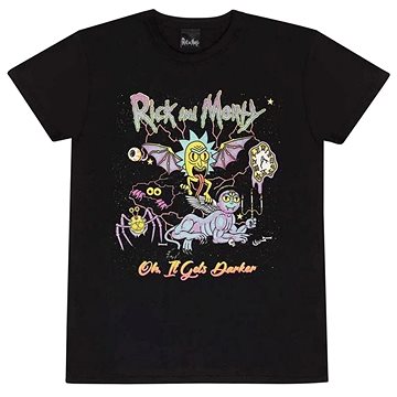 Rick and Morty - Oh It Gets Darker - tričko S