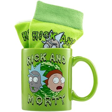 

Rick and Morty - hrnek a ponožky - dárková sada
