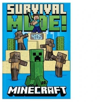 Minecraft - Survival Mode - zápisník s LED hodinami