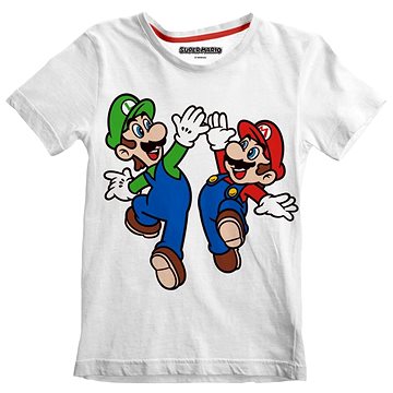 Super Mario: Mario a Luigi - dětské tričko 5-6 let