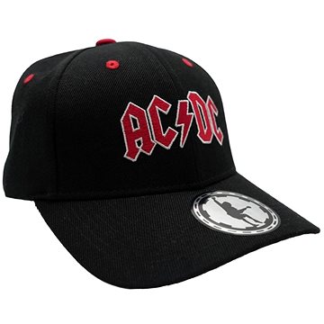 

AC/DC: Red Logo - baseballová čepice černá