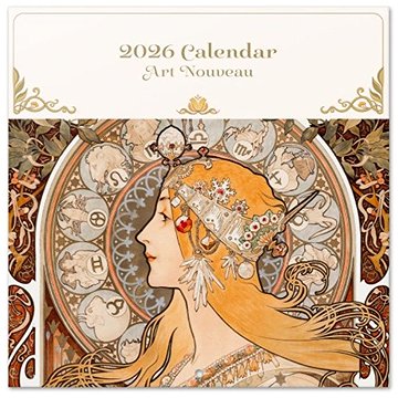Art: Secese - Nástěnný kalendář 2026