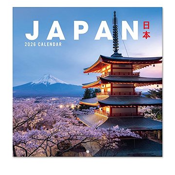Travel: Japan - Nástěnný kalendář 2026