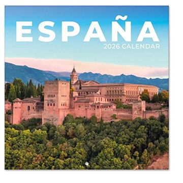 Travel: Espana - Nástěnný kalendář 2026