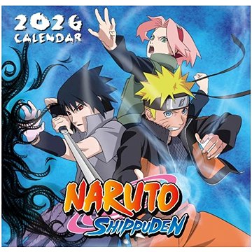 Comics: Naruto - Nástěnný kalendář 2026