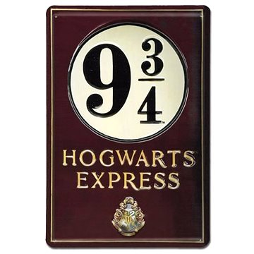 

Harry Potter - Platform 9 3/4 - plechová 3D cedule na zeď