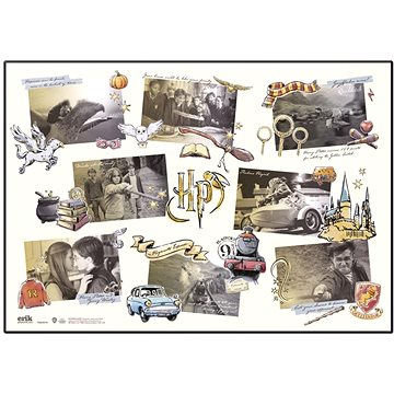 

Harry Potter: Grafická koláž - podložka na stůl