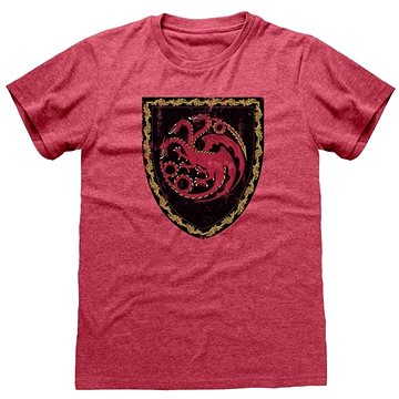 House of The Dragon|Rod draka - Erb Targaryenů  - tričko XXL