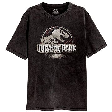 Jurassic Park|Jurský park - Scratched Logo - tričko XXL