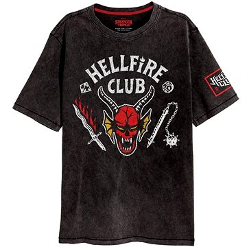 

Stranger Things - Hellfire Crest - tričko M