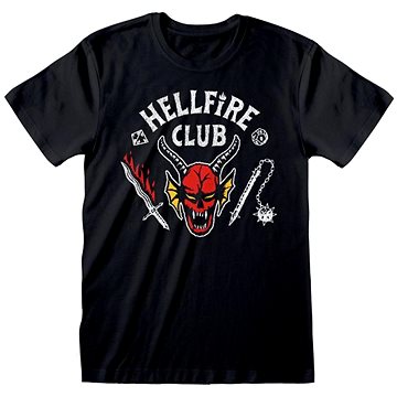 Stranger Things - Klub Hellfire - tričko M 