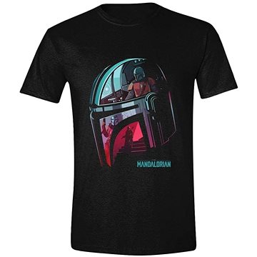 

Star Wars|Hvězdné války - TV seriál The Mandalorian Helmet Reflection - tričko S
